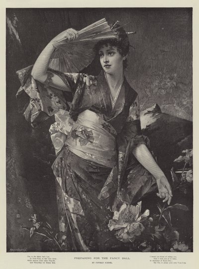 Préparation pour le bal costumé - Conrad Kiesel
